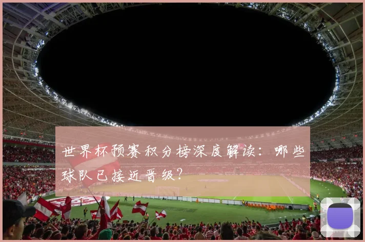 世界杯预赛积分榜深度解读:哪些球队已接近晋级?