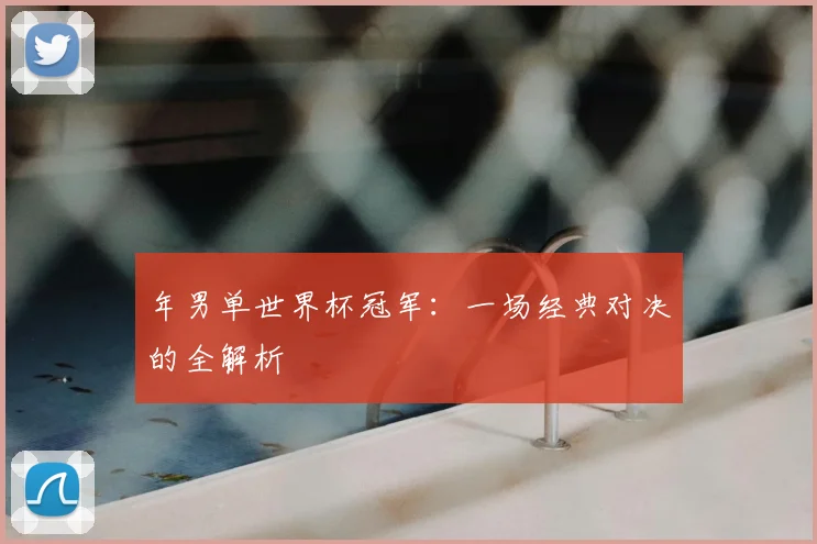 年男单世界杯冠军：一场经典对决的全解析